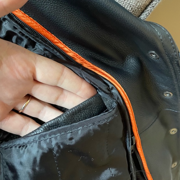 Genuine leather motorcycle jacket- Womens xxl - Picture 10 of 14